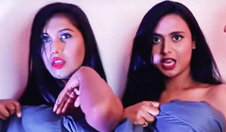 ‘অশ্লীল’ মিউজিক ভিডিওতে অভিনয় করায় দুই অভিনেত্রীকে গরম রডের ছ্যাঁকা