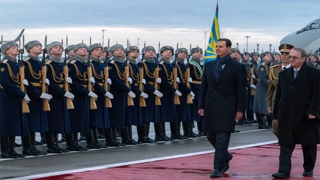 ‘বিশাল’ প্রতিনিধিদল নিয়ে রাশিয়া সফরে সিরিয়ার প্রেসিডেন্ট