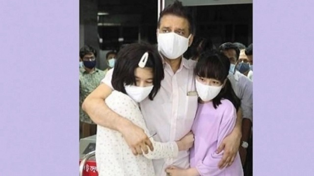 জাপানি মেয়েসহ আত্মগোপনে থাকা বাবাকে উদ্ধার করেছে র‌্যাব