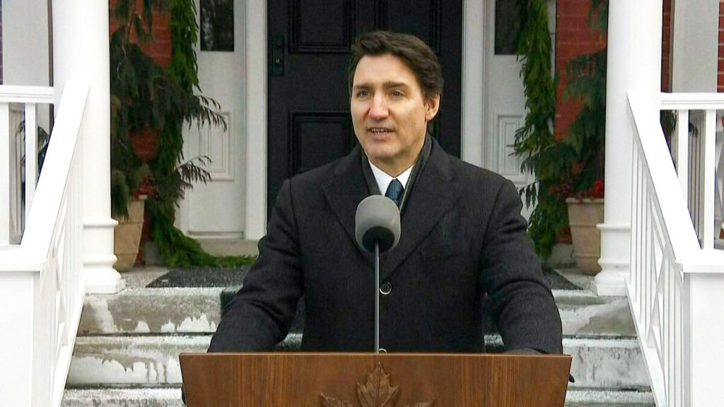 পদত্যাগ করেছেন কানাডার প্রধানমন্ত্রী ট্রুডো