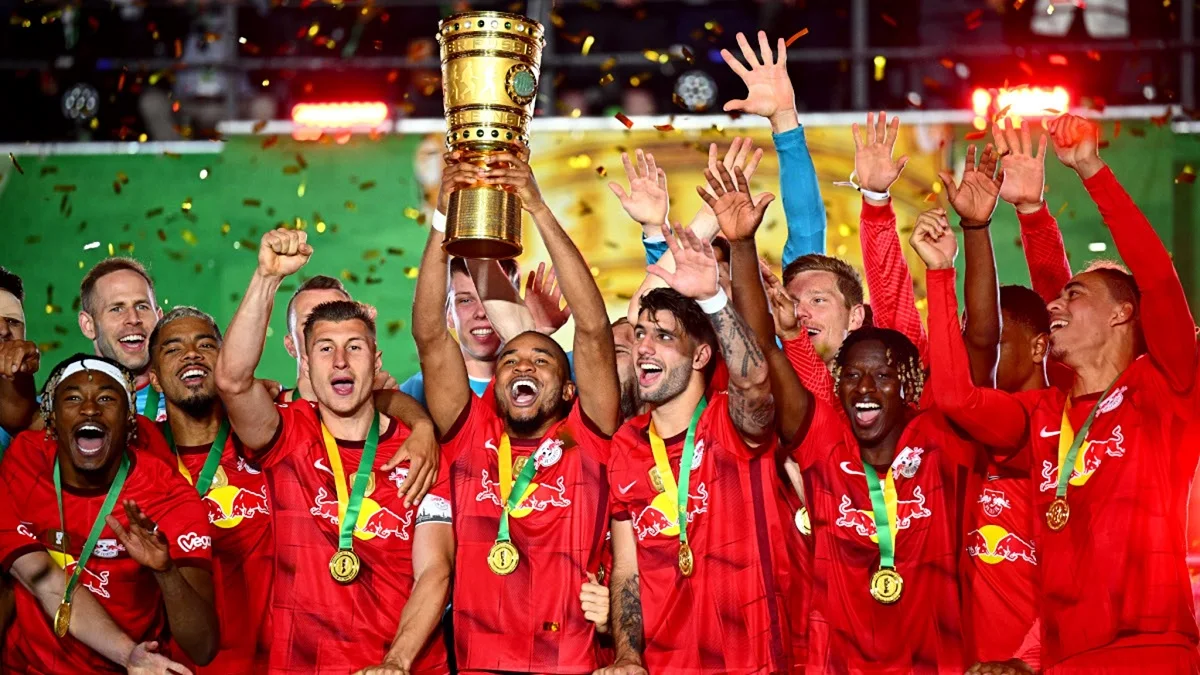 টানা দ্বিতীয়বারের মতো জার্মান কাপের চ্যাম্পিয়ন লাইপজিগ