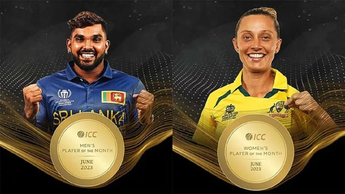 আইসিসির জুন মাসের সেরা ক্রিকেটার হাসারঙ্গা-গার্ডনার
