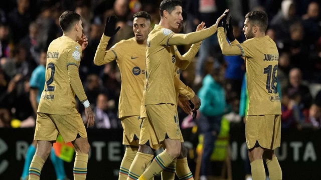 সেউতার মাঠে বার্সার গোল উৎসব