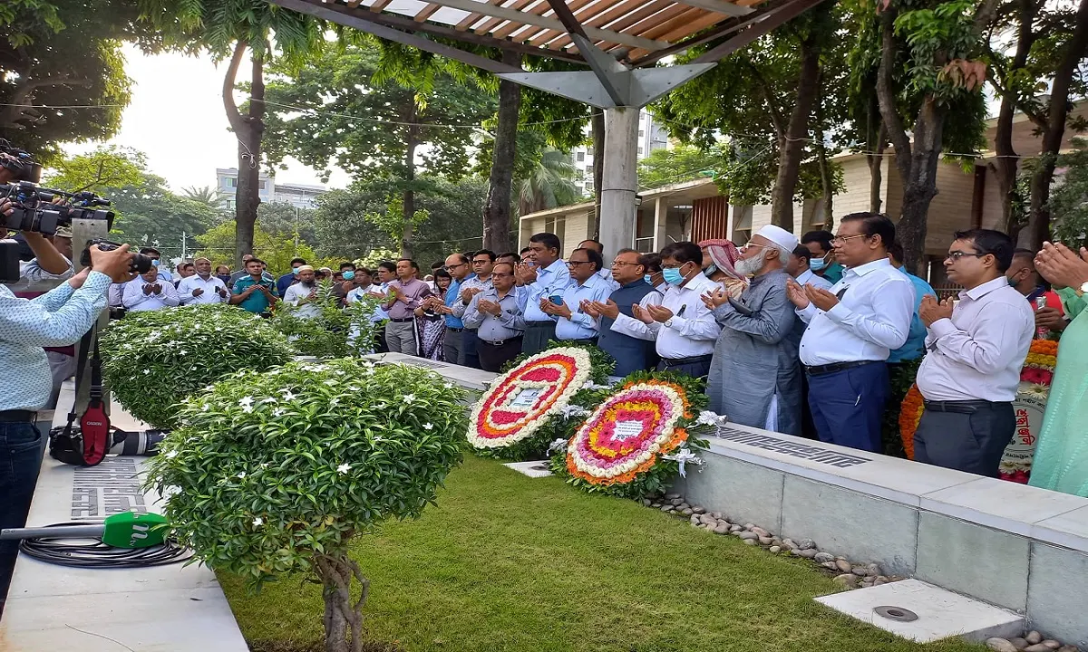 শেখ কামালের জন্মদিনে বনানীতে আ.লীগের শ্রদ্ধা