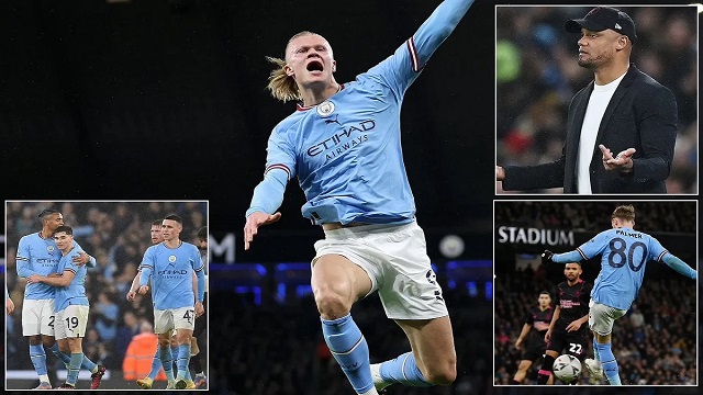 গার্দিওলার নির্মম গোলমেশিনে উড়ে গেলো বার্নলি