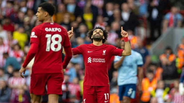 সালাহর গোলে জয়ের ধারা অব্যাহত রাখলো লিভারপুল