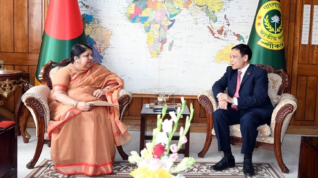 স্পিকারের সঙ্গে ভিয়েতনামের রাষ্ট্রদূতের সৌজন্য সাক্ষাৎ