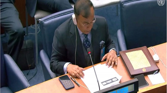 জাতিসংঘের পানি কর্মসূচিকে এগিয়ে নিতে আন্তর্জাতিক সহযোগিতা দরকার